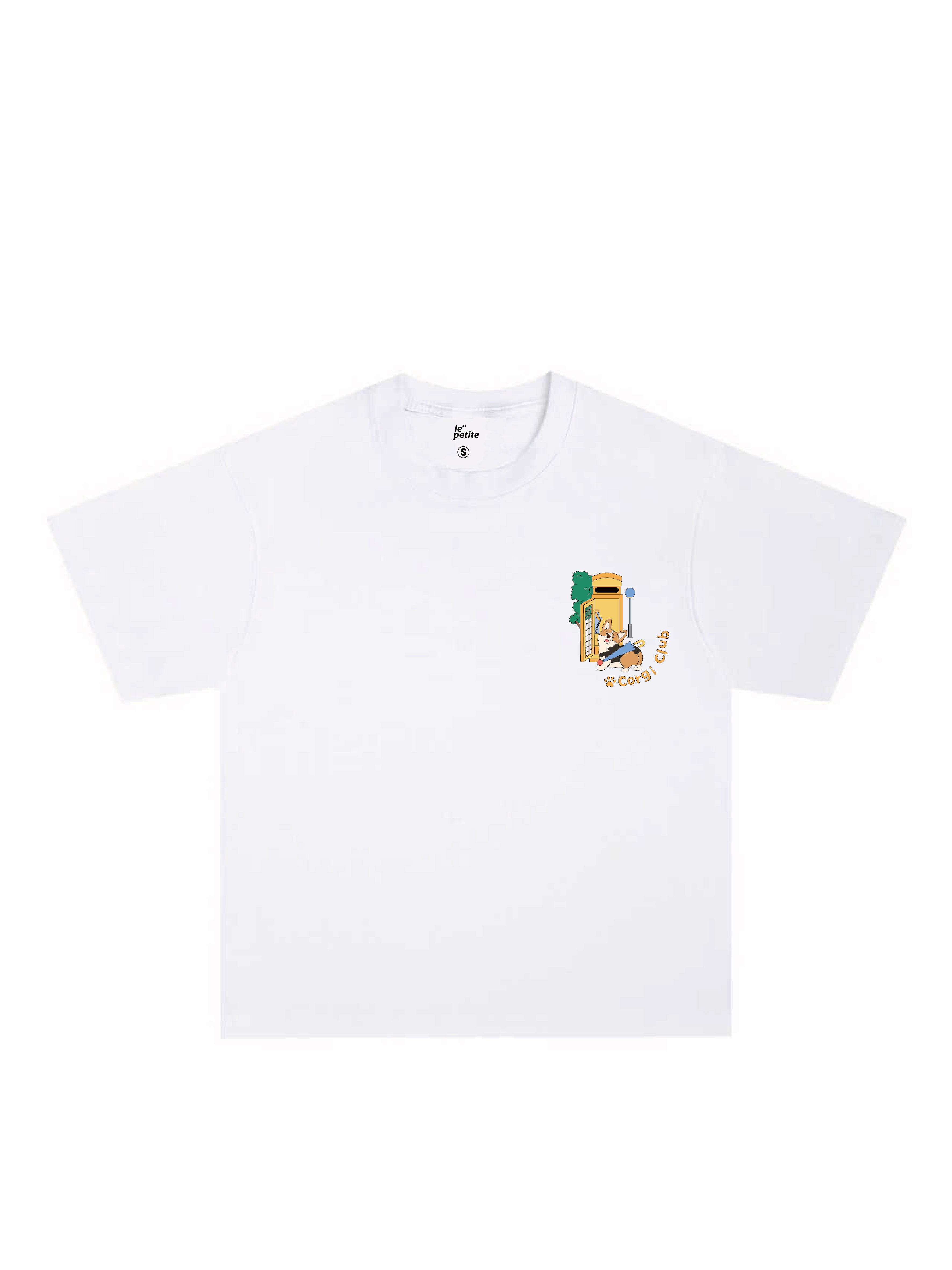 Short Sleeve T Shirt (Korean Cut Oversize) Corgi