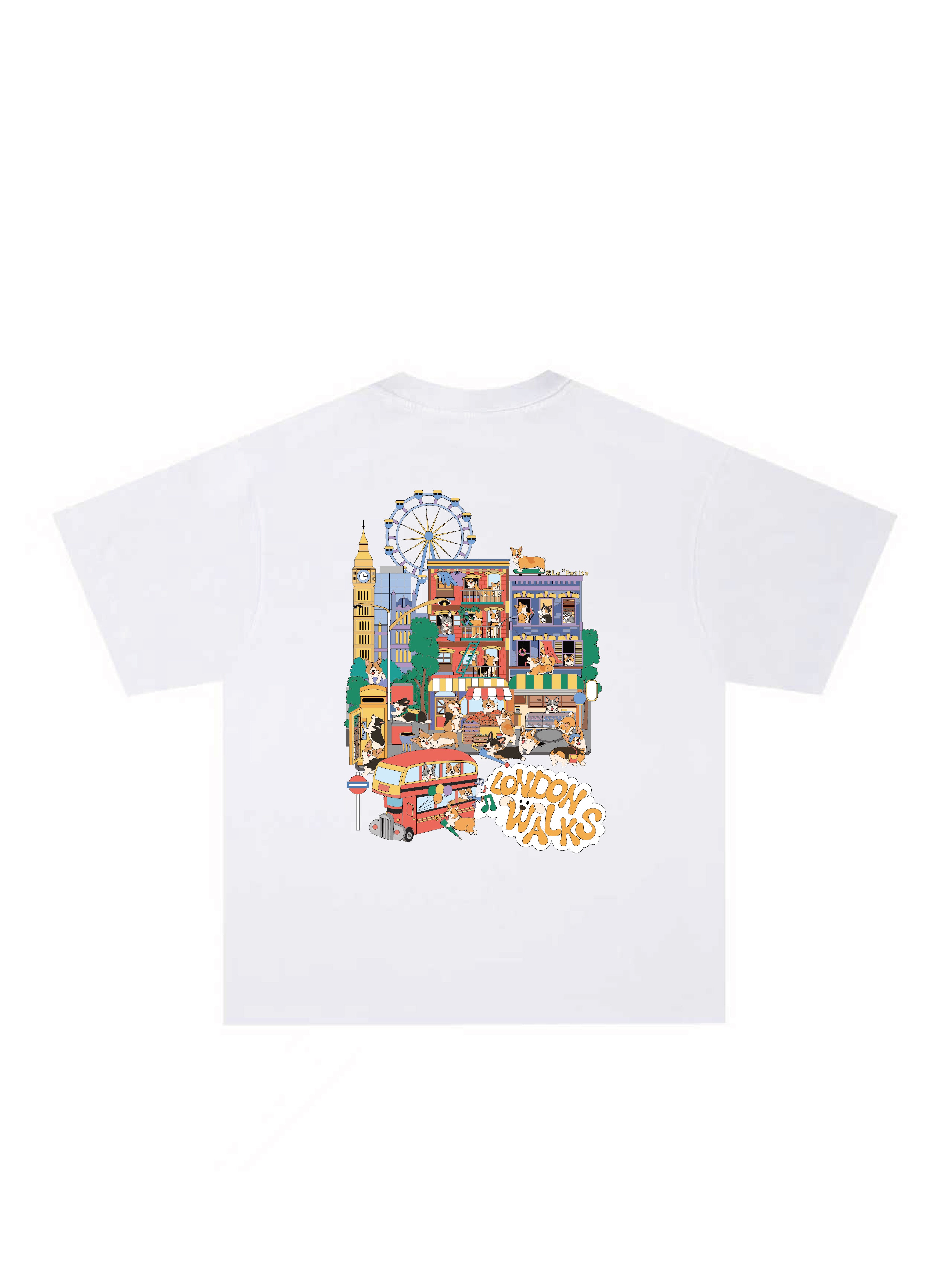 Short Sleeve T Shirt (Korean Cut Oversize) Corgi