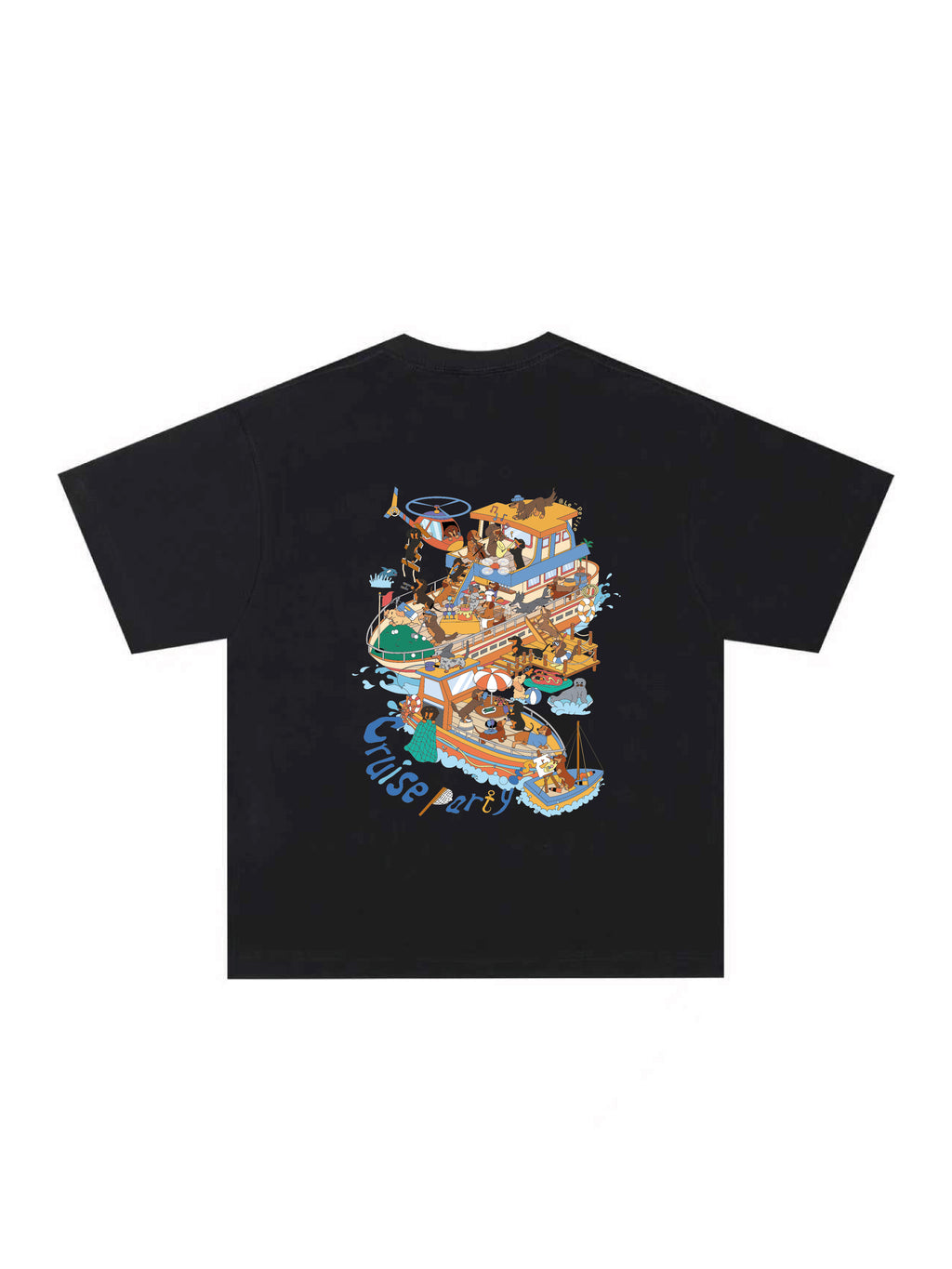 Short Sleeve T Shirt (Korean Cut Oversize Dachshund
