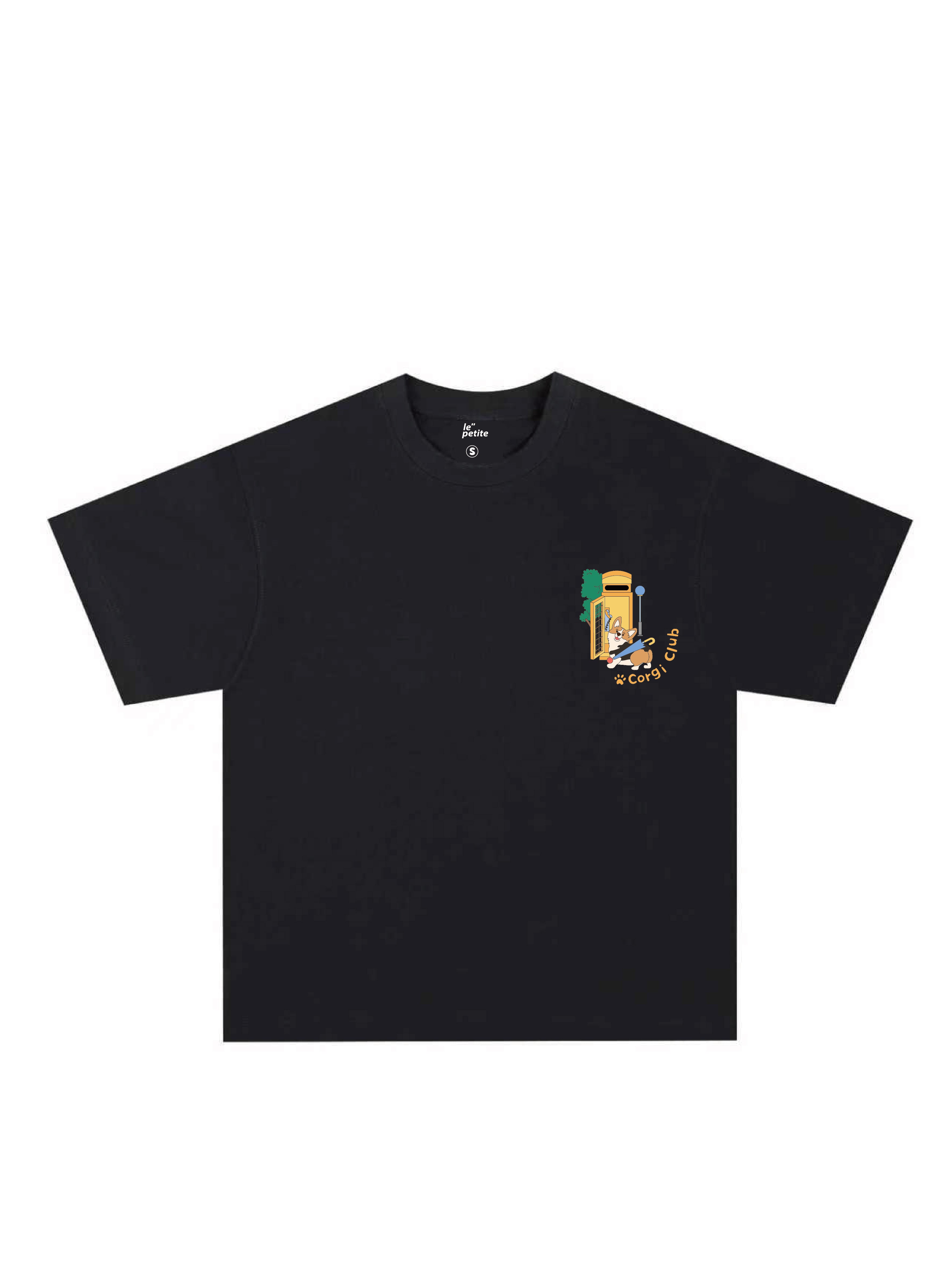 Short Sleeve T Shirt (Korean Cut Oversize) Corgi