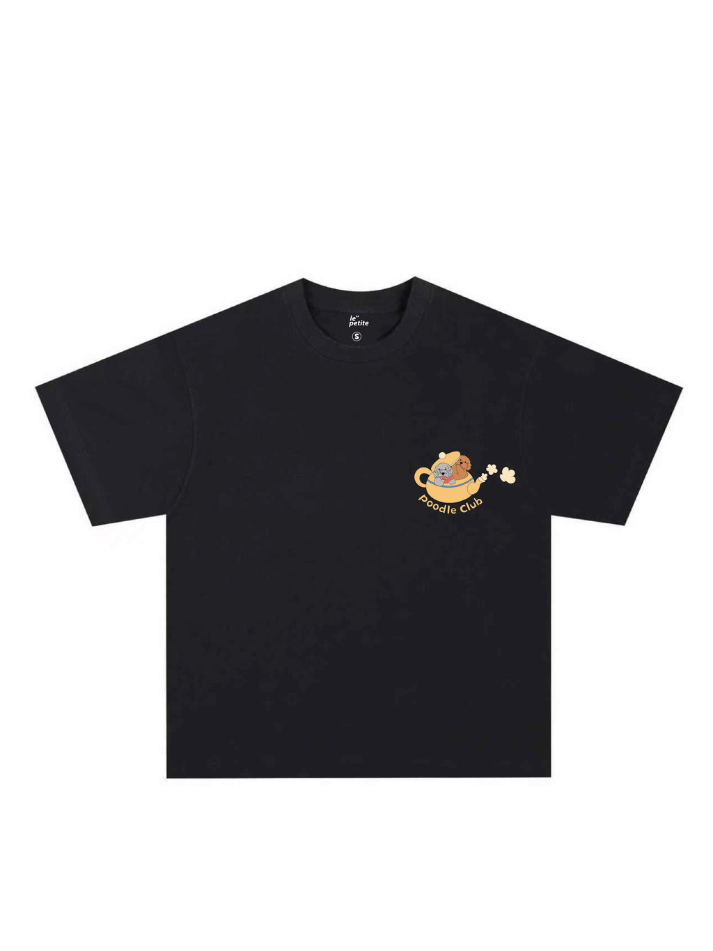 Short Sleeve T Shirt (Korean Cut Oversize) Poodle