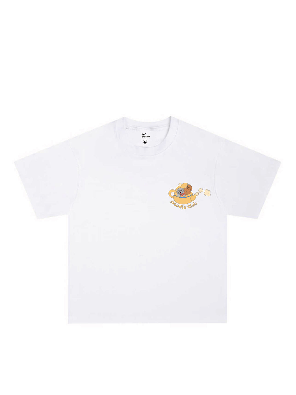 Short Sleeve T Shirt (Korean Cut Oversize) Poodle