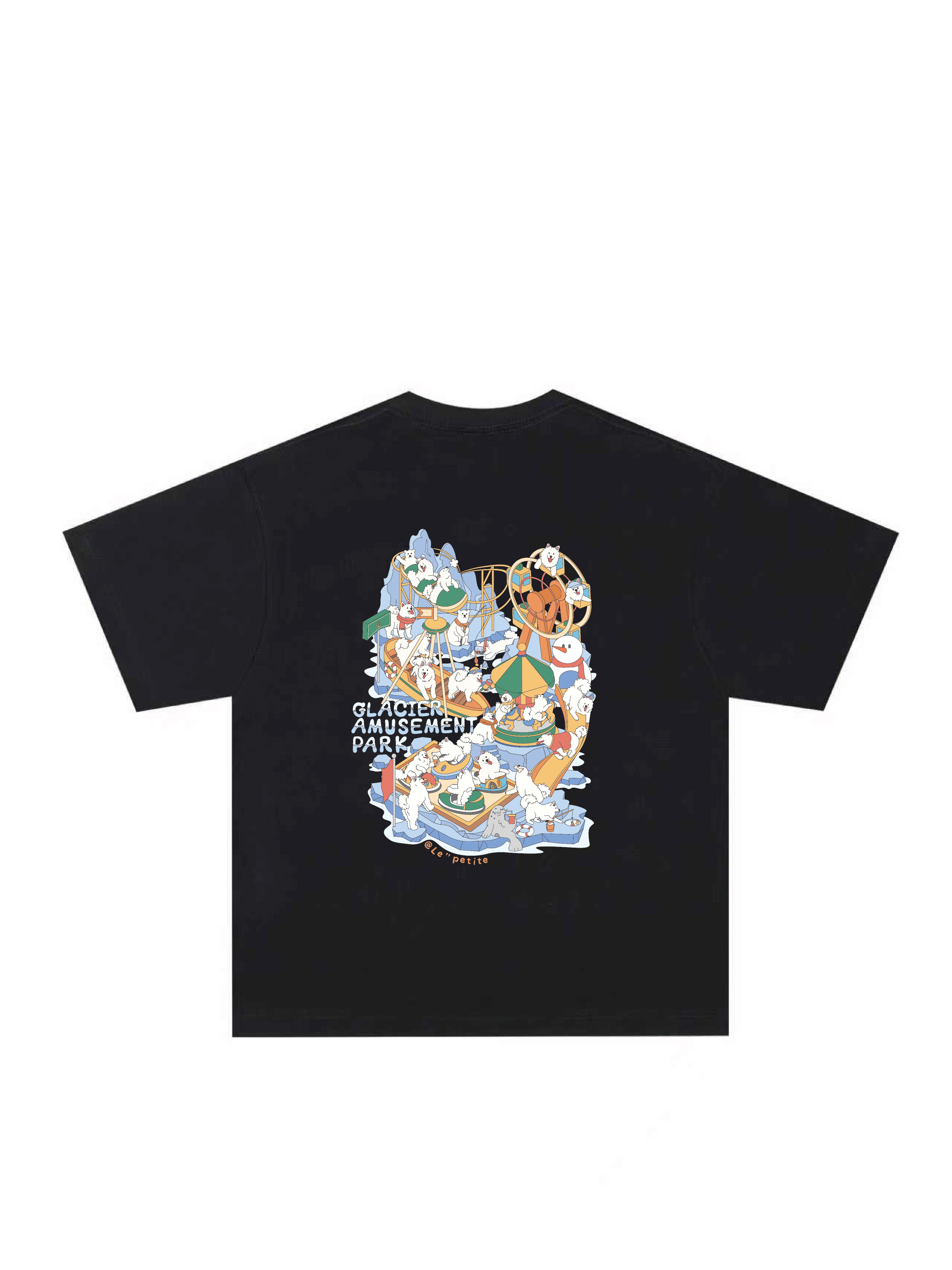 Short Sleeve T Shirt (Korean Cut Oversize) Samoyed